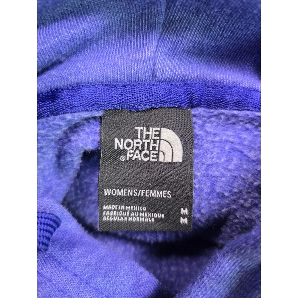 The North Face Sweatshirt Womens Medium Purple Heather Logo Pullover Hoodie - Picture 9 of 11